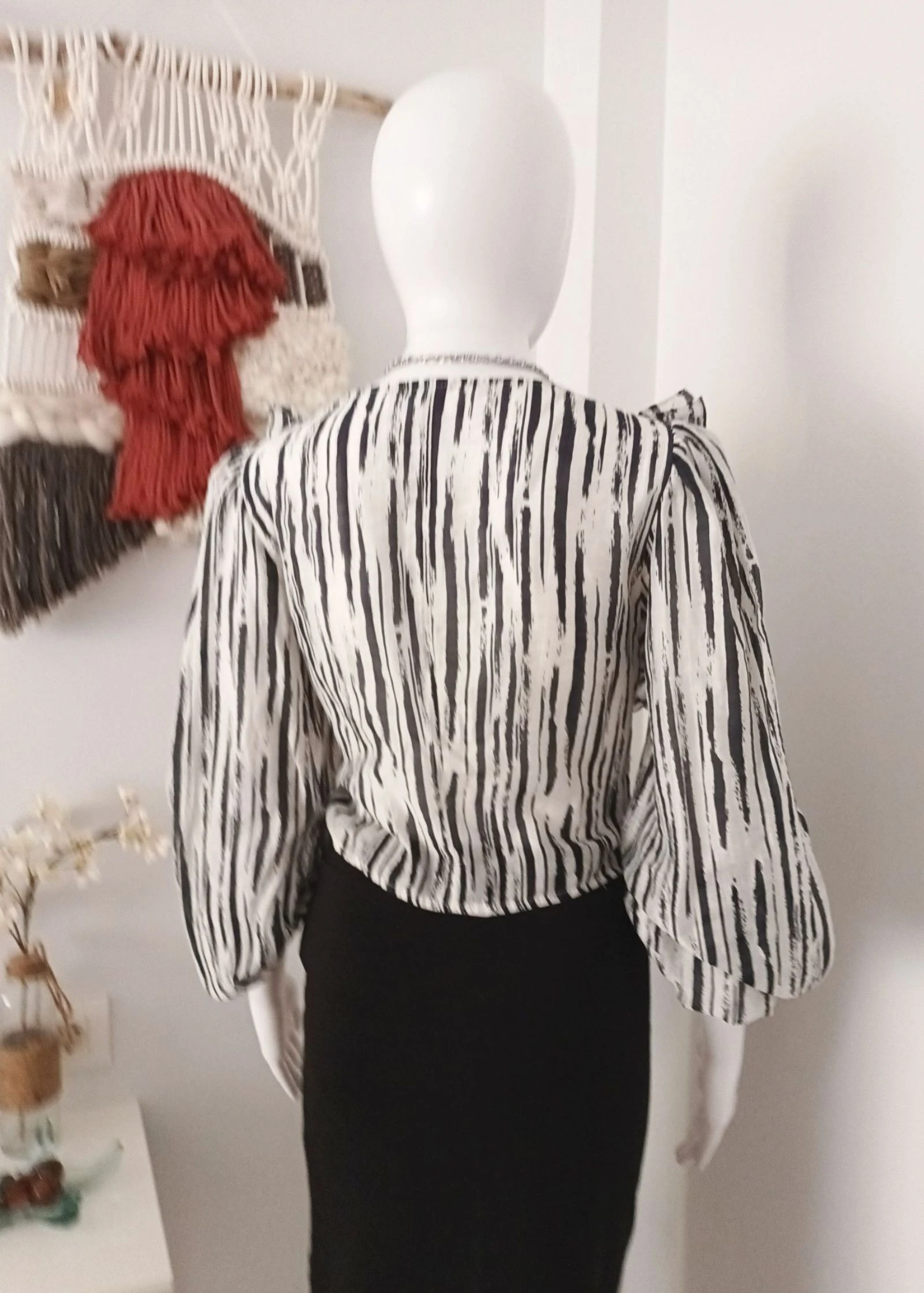 Cropped blouse romantische/boho stijl T.M – photo 3